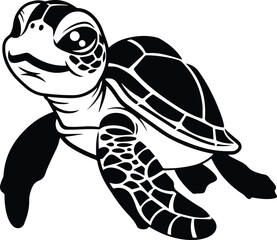 cute cartoon silhouette vector