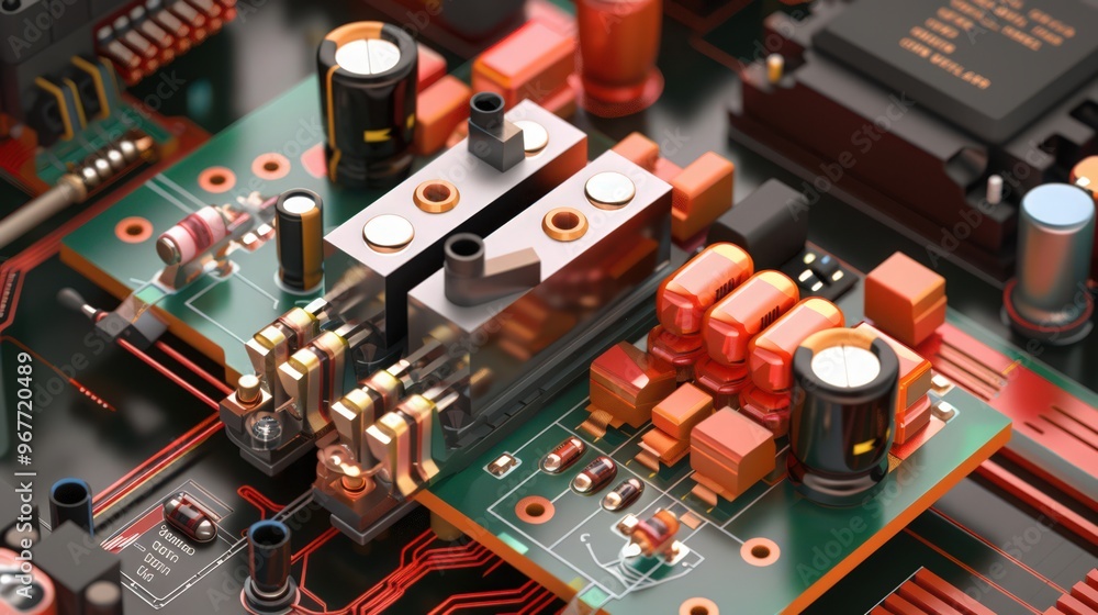 Aufkleber cross-section of a step-up (boost) converter circuit, illustrating how it increases input voltage to