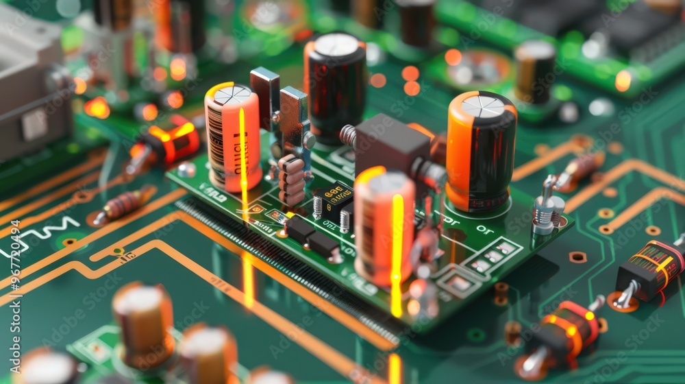 Aufkleber cross-section of a step-up (boost) converter circuit, illustrating how it increases input voltage to