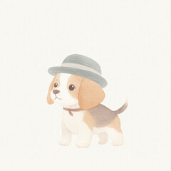 Beagle Puppy Hat.