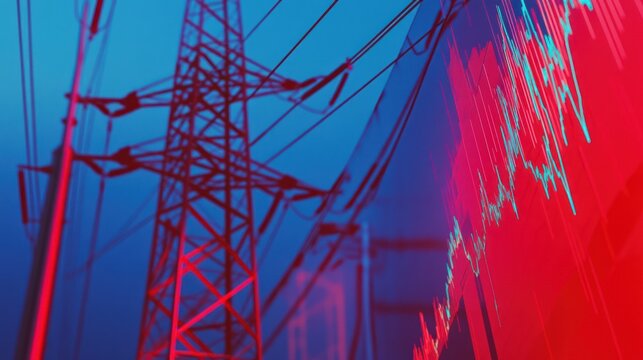 Power Lines and Stock Market