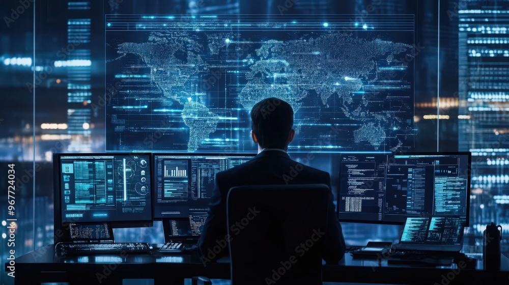Poster cyber threats are mitigated as a user employs mobile and laptop devices with advanced data protectio