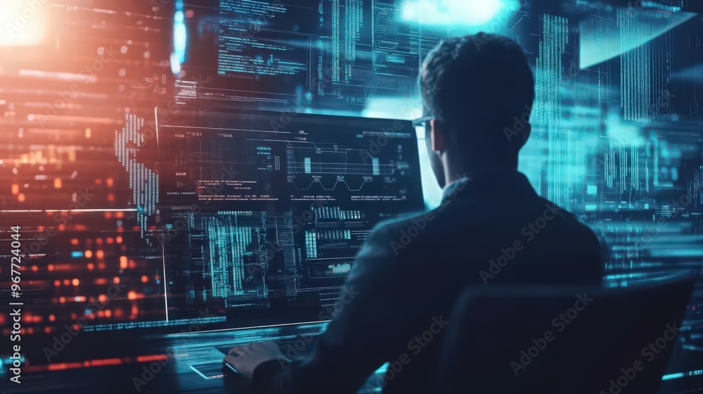Poster cyber threats are mitigated as a user employs mobile and laptop devices with advanced data protectio