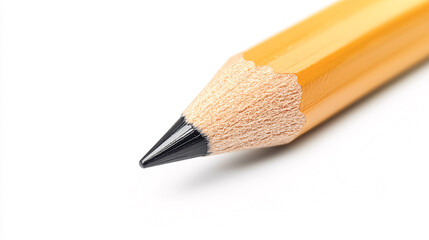 High-Quality Isolated Pencil on White Background - Professional Image for Design Projects