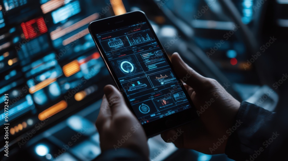 Poster cybersecurity measures are enhanced as a user utilizes a mobile phone and laptop with top-tier data 