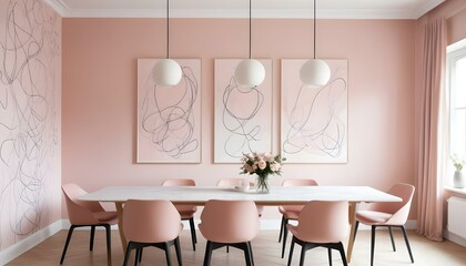 Photo interior modern design room 3d illustration;