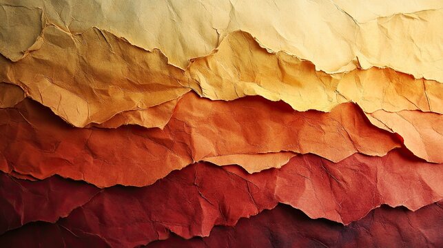 A muted gradient merged with a textured handmade paper background, creating a warm and inviting feel.