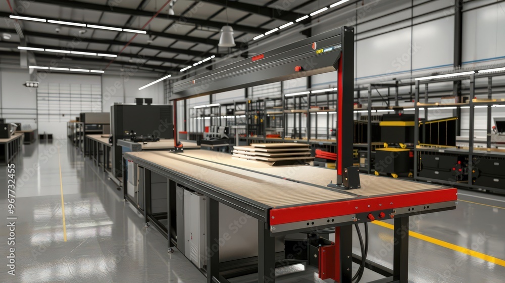 Poster workbenches with modular components and expandable work surfaces support scalability and operational