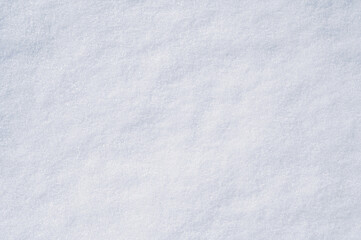 The texture of the snow. Winter white background. view from above