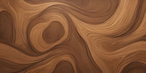 Artistic Background of Exaggerated Wood Grain Patterns, Rich Browns and Ambers with Enhanced Textures
