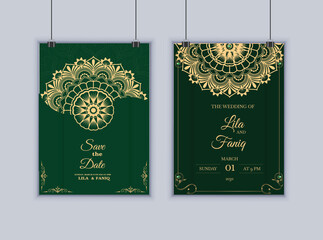 I will create mandala invitation, birthday, wedding, baby shower, party and greeting card