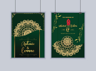 I will create mandala invitation, birthday, wedding, baby shower, party and greeting card