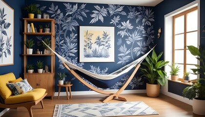 Photo interior modern design room 3d illustration;