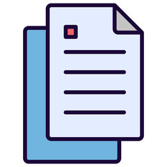 Document Outline Color Icon