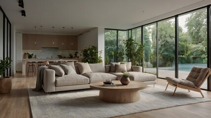 Fototapeta premium Modern Interior Design Styles From Mid-Century to Organic and Beyond