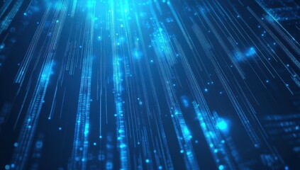 Obraz premium Abstract Digital Data Stream