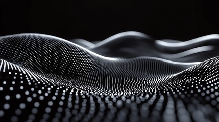 dynamic abstract composition with black and white lines and dots creating a modern visual effect wallpaper minimalist design and geometric patterns