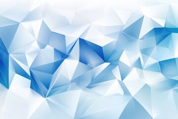 Fototapeta premium Abstract Blue and White Geometric Pattern