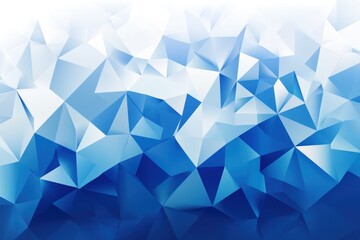 Fototapeta premium Abstract Blue and White Geometric Background