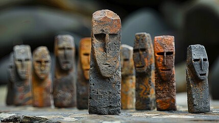 door Ancient Vinca figurines Neolithic European artifacts