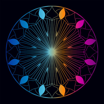 recommend clip art: abstract mandala art, gradient color mandala, Mandala Line Illustration, Mandala Pattern Designs