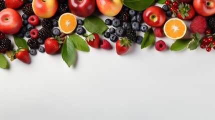 Fresh Fruit and Berries Border.