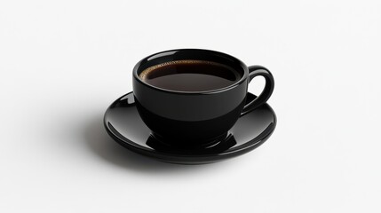 Obraz premium The Black Coffee Cup