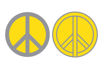 Peace Symbol Vector Icon