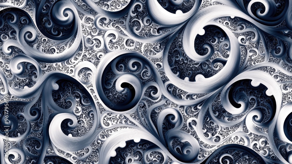 Poster pattern with a repeating texture or motif
