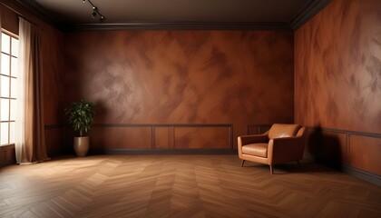 Photo interior modern design room 3d illustration;