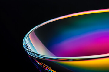 Abstract rainbow background design, 3d rendering