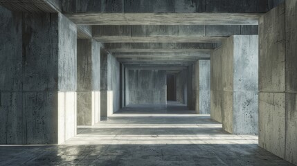 dark science minimalistic room