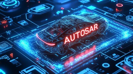 Obraz premium AUTOSAR vehicle