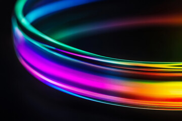 Abstract rainbow background design, 3d rendering