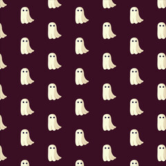 Patterns with Cute Ghosts	