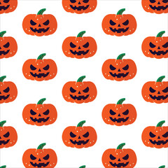 Halloween pumpkin pattern