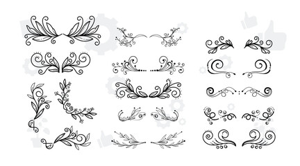Luxury botanical gold wedding frame elements on white background. Set of circle shapes, glitters, eucalyptus leaves, leaf branches. Elegant foliage design for wedding, card, invitation, greeting