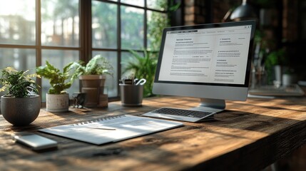 Obraz premium Online Invoices and Digital Statements to Enhance Business Efficiency and Customer Experience