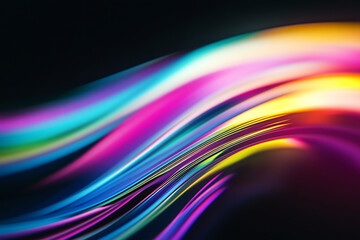Fototapeta premium Abstract rainbow background design, 3d rendering