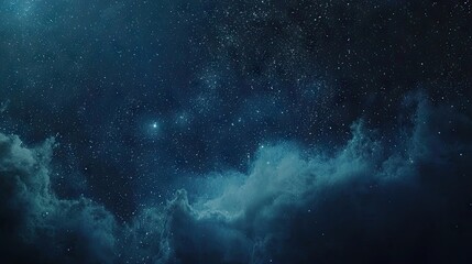 A dark background with stars and fog, starry sky, space background, dark blue, night sky, dark background, fog, starry sky, sky, dark blue, night sky,