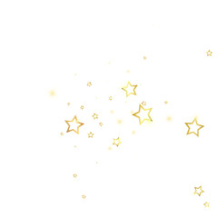 Christmas spirit. Scattered falling stars.