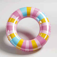 Obraz premium swimming ring on the white background