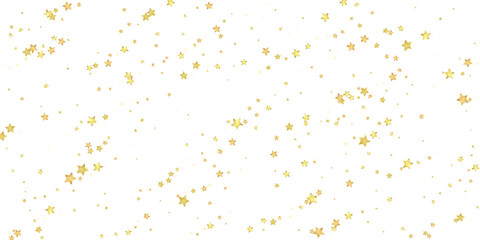 Magic stars vector overlay.  Gold stars scattered
