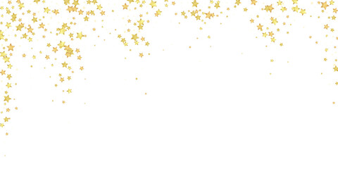 Magic stars vector overlay.  Gold stars scattered