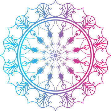 recommend clip art: Mandala Pattern Designs, gradient color mandala, abstract mandala, Mandala Line Illustration