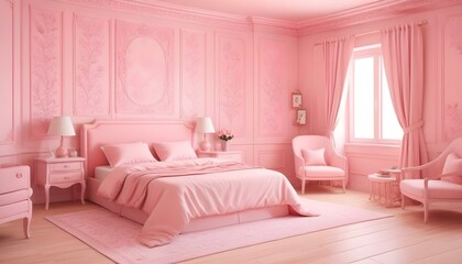 Photo interior modern design room 3d illustration;