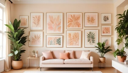 Fototapeta premium Photo interior modern design room 3d illustration;