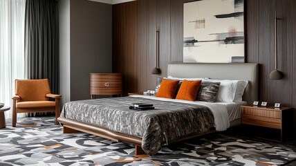 Modern and Luxury Bedroom interior design 
