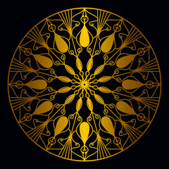 Mandala Pattern Designs, gradient color mandala, abstract mandala, Mandala Line Illustration
