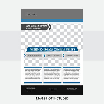 modern business flyer design temlate